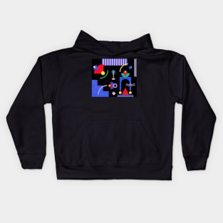 Memphis Pattern 75 / 80s Retro Kids Hoodie